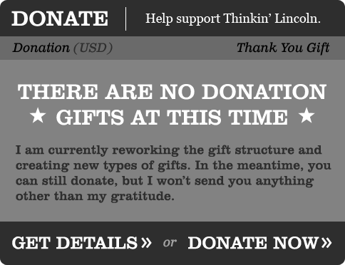 Donate to Thinkin' Lincoln